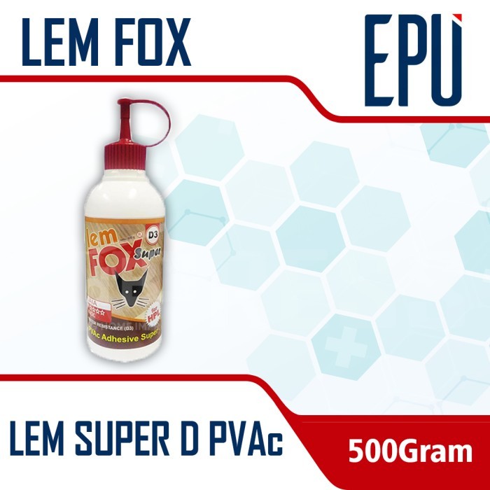 

Lem Fox PVAc Super D Lem Fox Super D 500GR Lem Kayu Lem Tahan Air