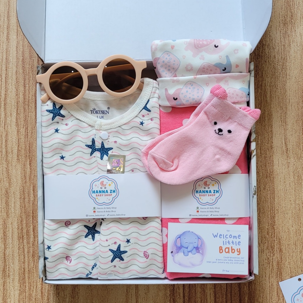 Hampers Bayi Hampers Baby Girl Kado Lahiran Hadiah Bayi Perempuan Gift Set Newborn Parcel Box Kotak 