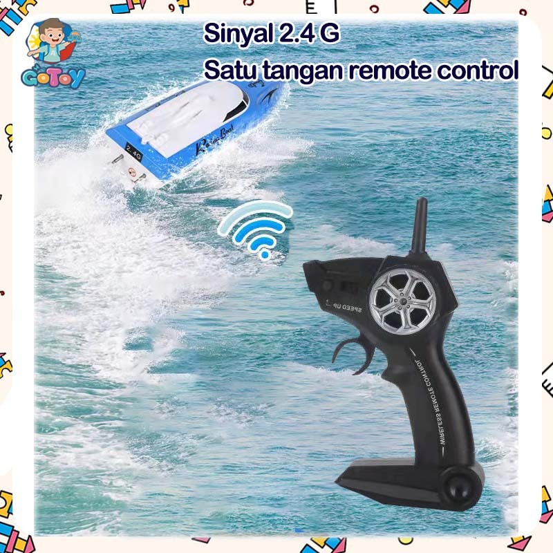 hot deals 2.4ghz kapal remote control super besar rc racing boat baterai isi ulang tahan air anti