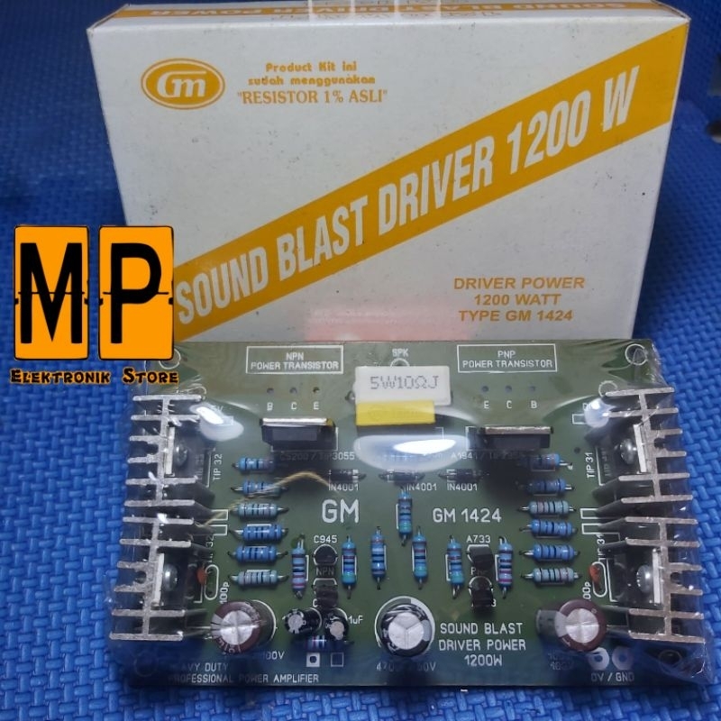 Kit Power Driver Sound Blast 1200 watt GM 1424