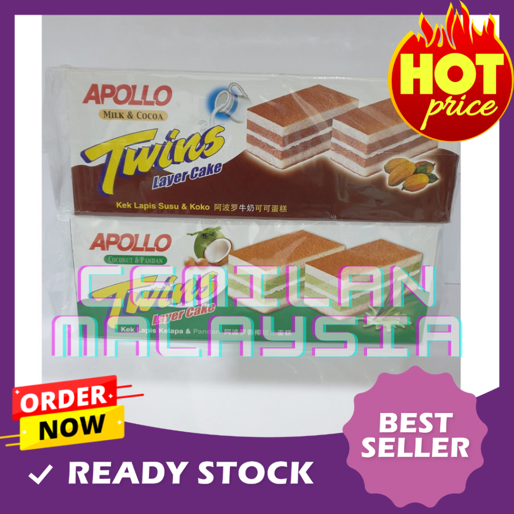 

APOLLO TWINS CAKE MALAYSIA | KUE BOLU MALAYSIA VARIAN RASA