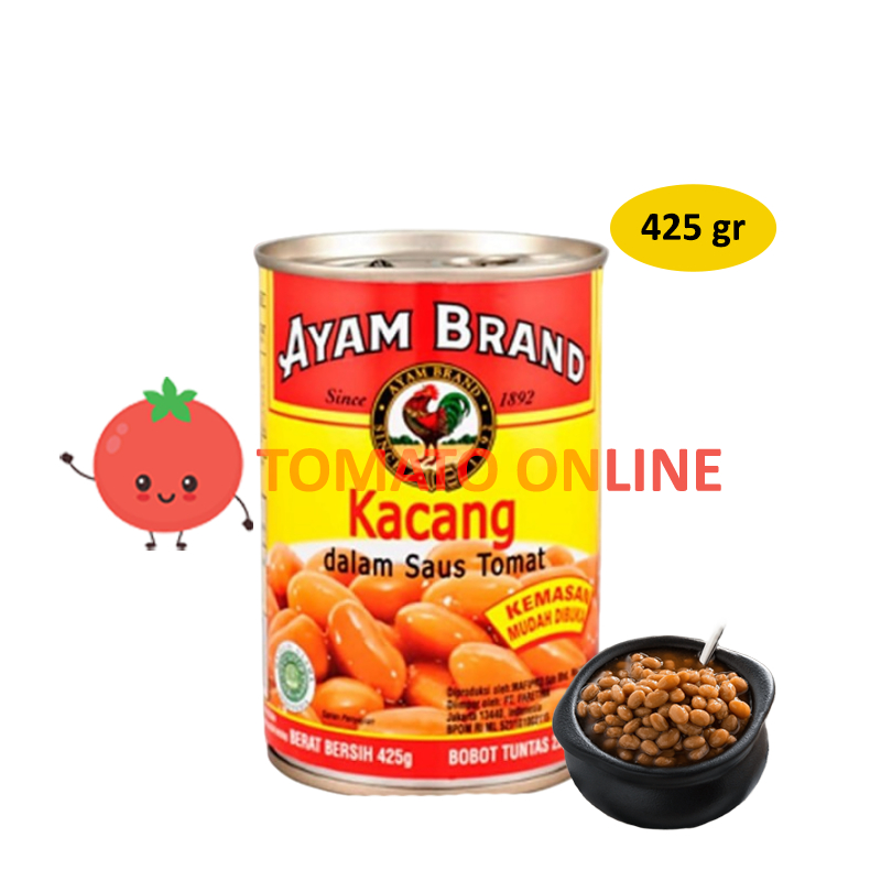 

Ayam Brand / Baked Bean Kacang Saos Tomat / 425gr 425 g gr gram