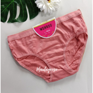 12 PCS Lusinan Celana Dalam Wanita Wenrou Polos