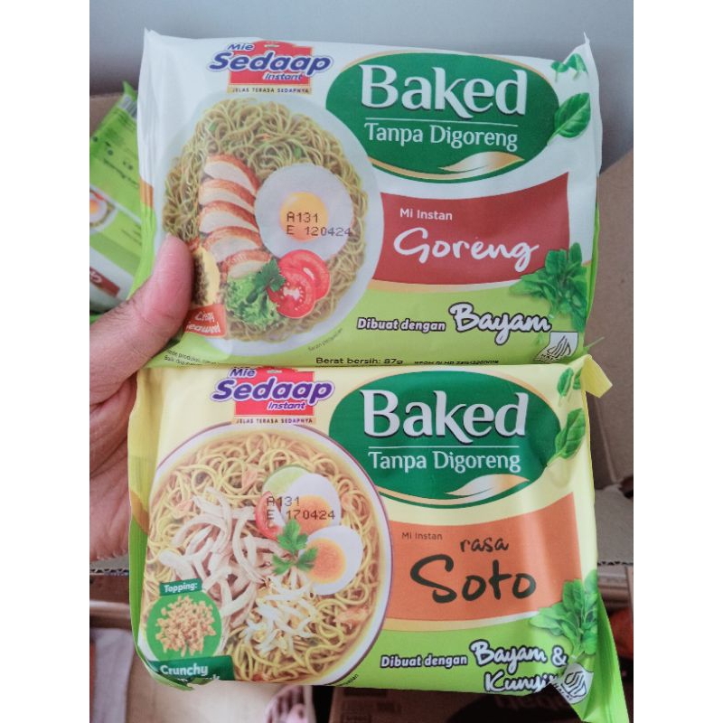 

mi sedap baked