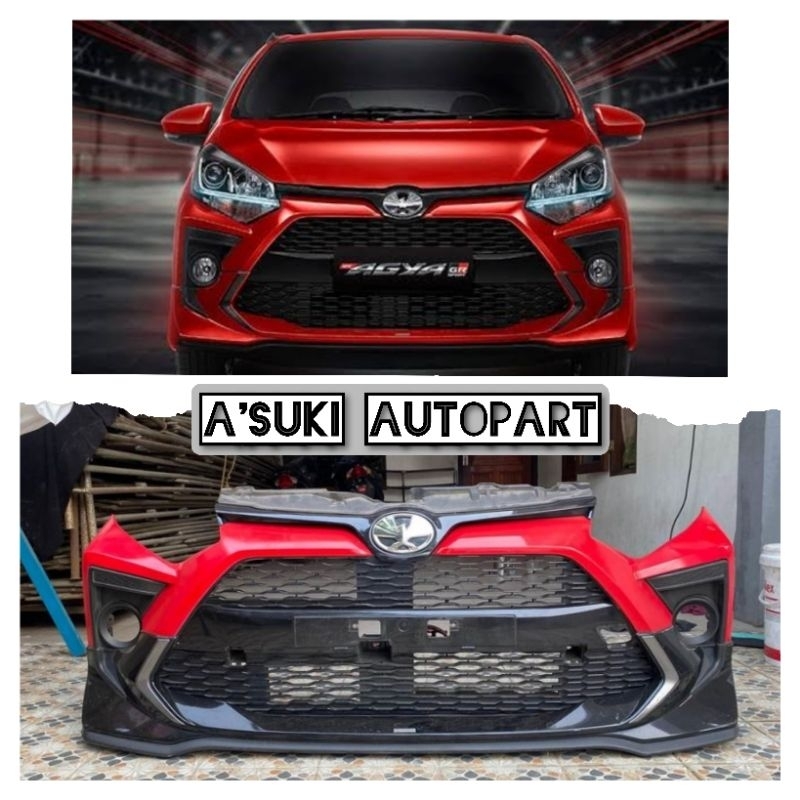 bemper bumper agya facelift TRD original 2020 2021 2022