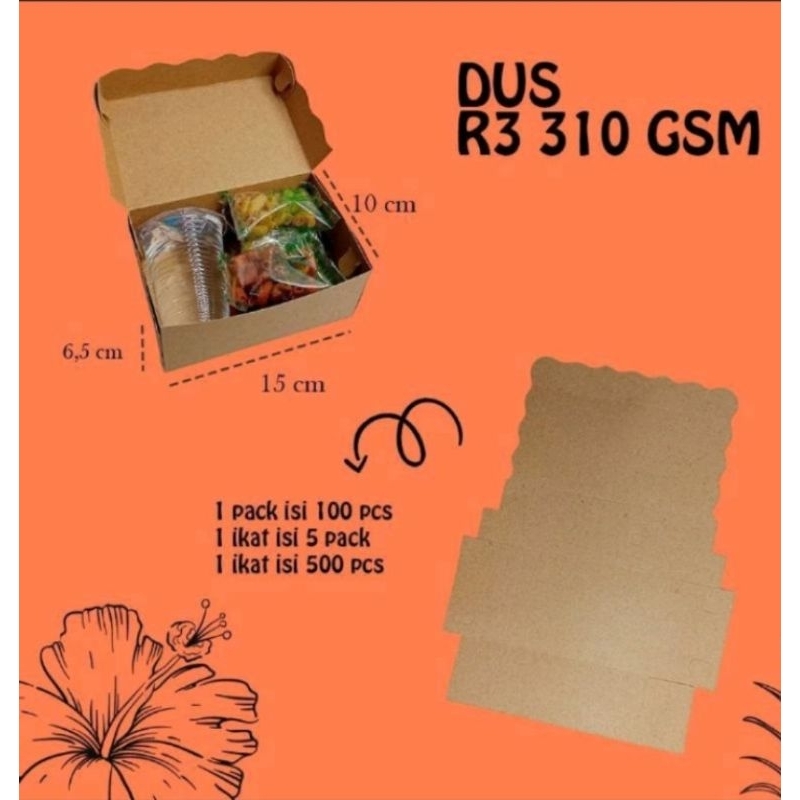 

Box kue 14x10 kraf 100pc