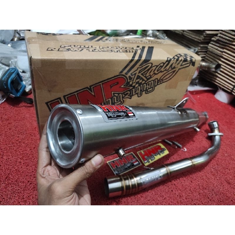 Knalpot Standard Racing Kirana Supra X Smash Shogun Supra Fit Grand Legenda Bahan Stainless Steel Or