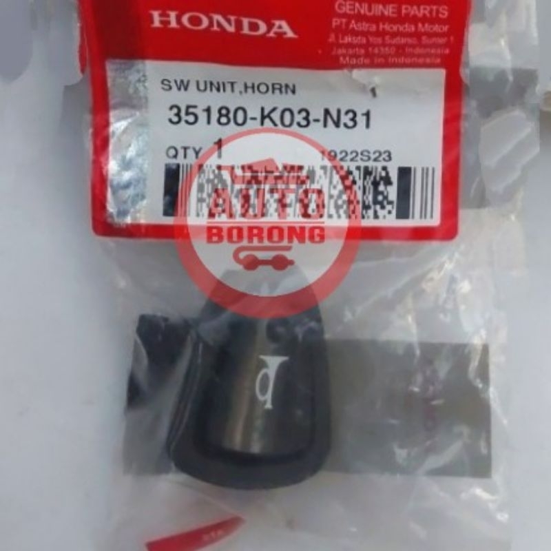 35180 K03 N31Tombol Klakson Beat eSP 2015 Beat Pop Vario 125 150 LED Revo Fi Blade Honda Original Ge