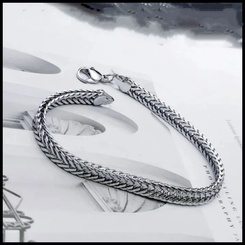 gelang titanium pria wanita model sisik naga ukir 100% ORIGINAL