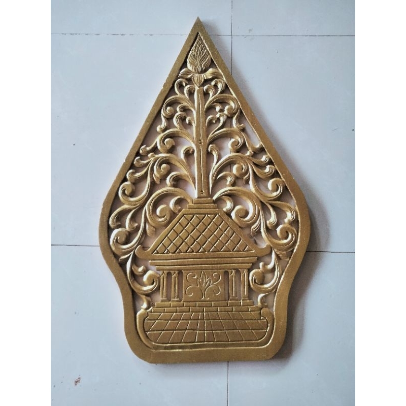 Wayang Gunungan Dekorasi 45x75cm Backdrop Gunungan Dekorasi Wayang Gunungan Dekorasi Wedding