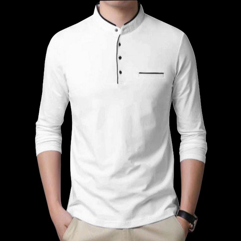 KAOS POLO KERAH SAKU LENGAN PANJANG