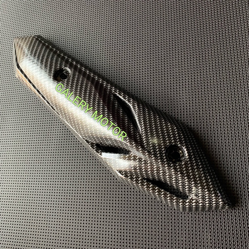 TUTUP KNALPOT / COVER KNALPOT CARBON - HONDA BEAT DELUXE / BEAT STREET 2020 - 2021 - 2022 - 2023