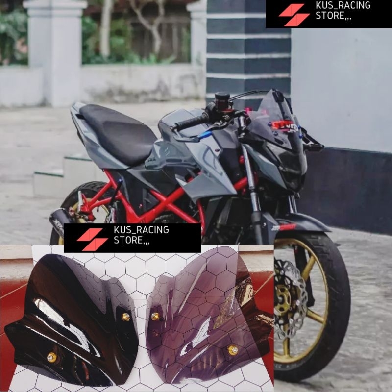 VISOR HONDA CB 150R STREETFIRE WINSHIELD NEW CB 150R MODEL MAHKOTA JENONG