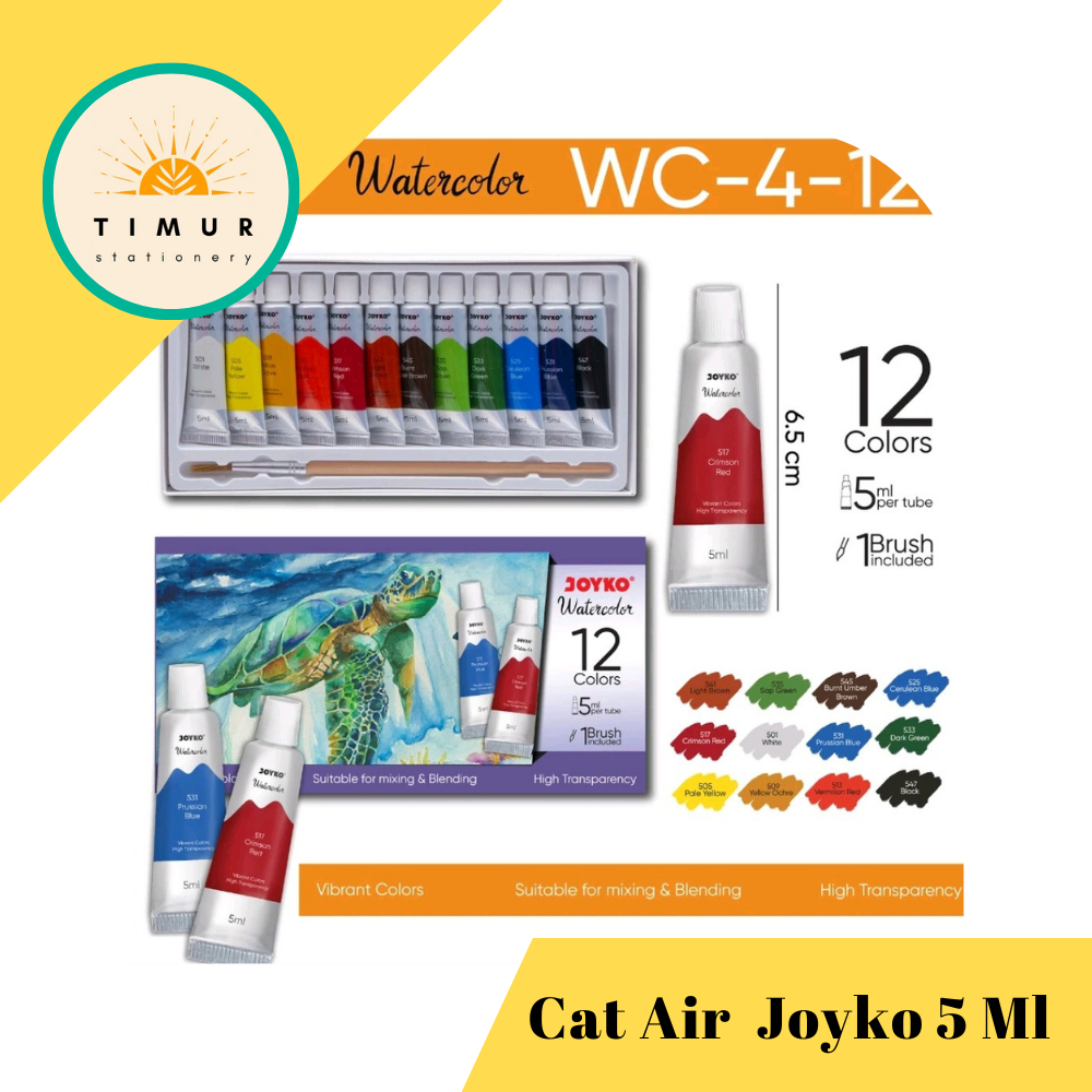 

Cat Air / Watercolor Set Joyko WC-4 per Set