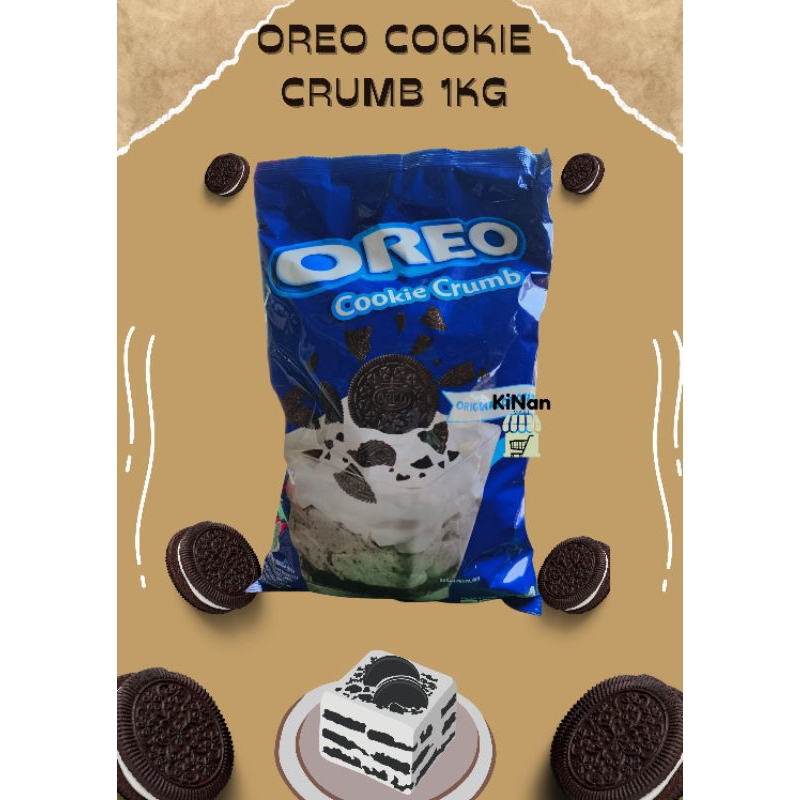 

Oreo Biskuit Cookie Crumb 1 kg Halal Murah