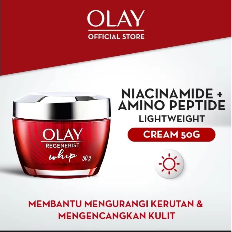 Olay Regenerist Whip Niacinamide Antiaging Skincare Day Cream 50gr
