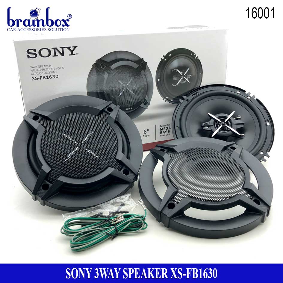 Speaker Mobil Sony XS-FB1630 3 Way Car Audio Automotive Loudspeker Sound System