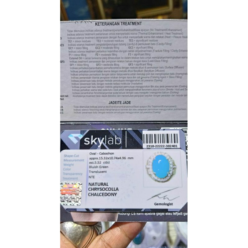 bacan Doko ring perak