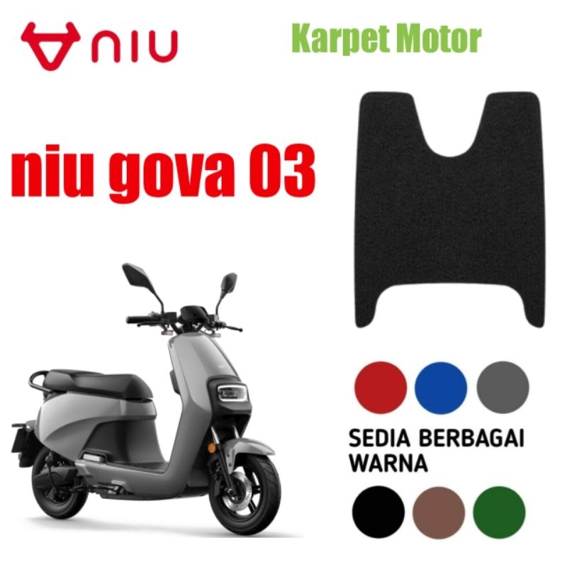Karpet Mie Bodres NIU Gova 03 karpet motor listrik niu gova 03 TERMURAH GARANSI
