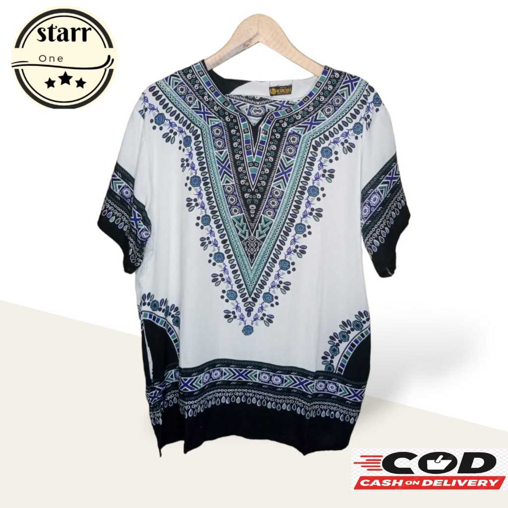 Terlaris baju kaos dashiki /baju bangkok / kaos santai /baju uje random thailand / kaos pria wanita