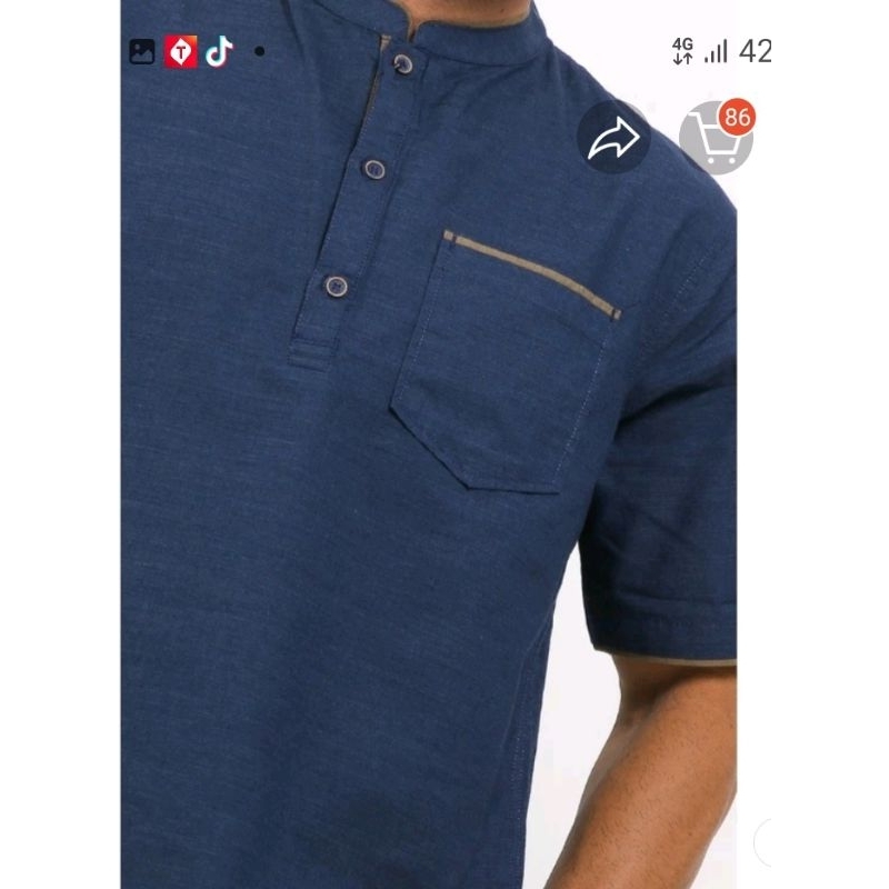 Kemeja Koko Lois original KLS001...327NV.330NV.