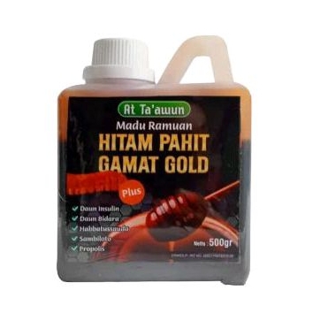 

madu hitam - madu pahit - gamat gold - at taawun 500gr
