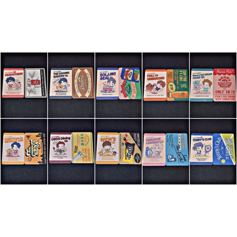 PHOTOCARD KONSEP TRADING CARD CCOMAZ 1ST & 2ND LINE UP NCT NCT 127 NCT DREAM WAYV SUNGCHAN SHOTARO