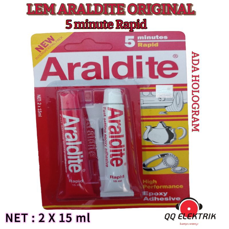 

lem araldite merah original