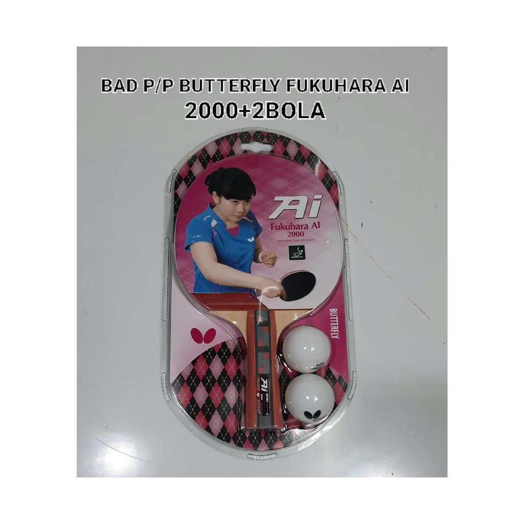 BAD PINGPONG BUTTERFLY FUKUHARA AI 2000+2BOLA
