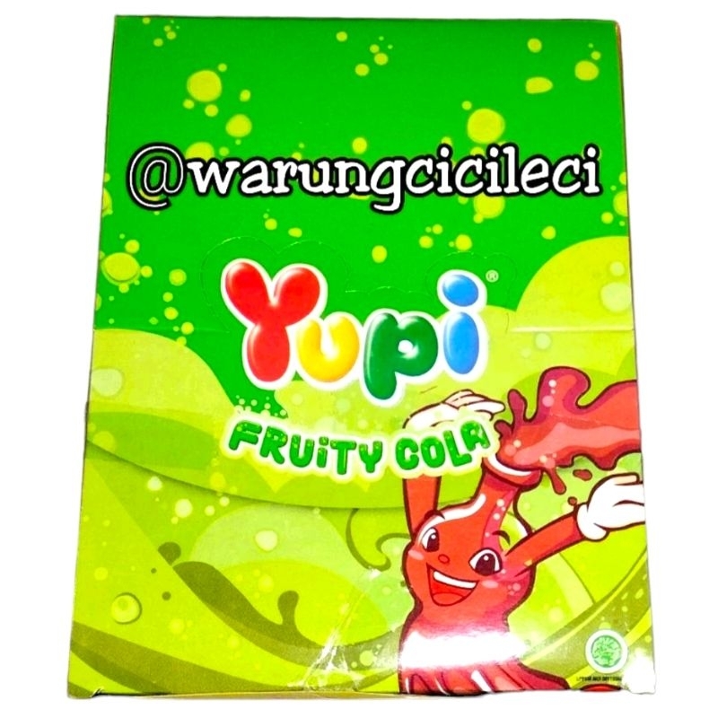 

YUPI FRUITY COLA 6g x 24pcs