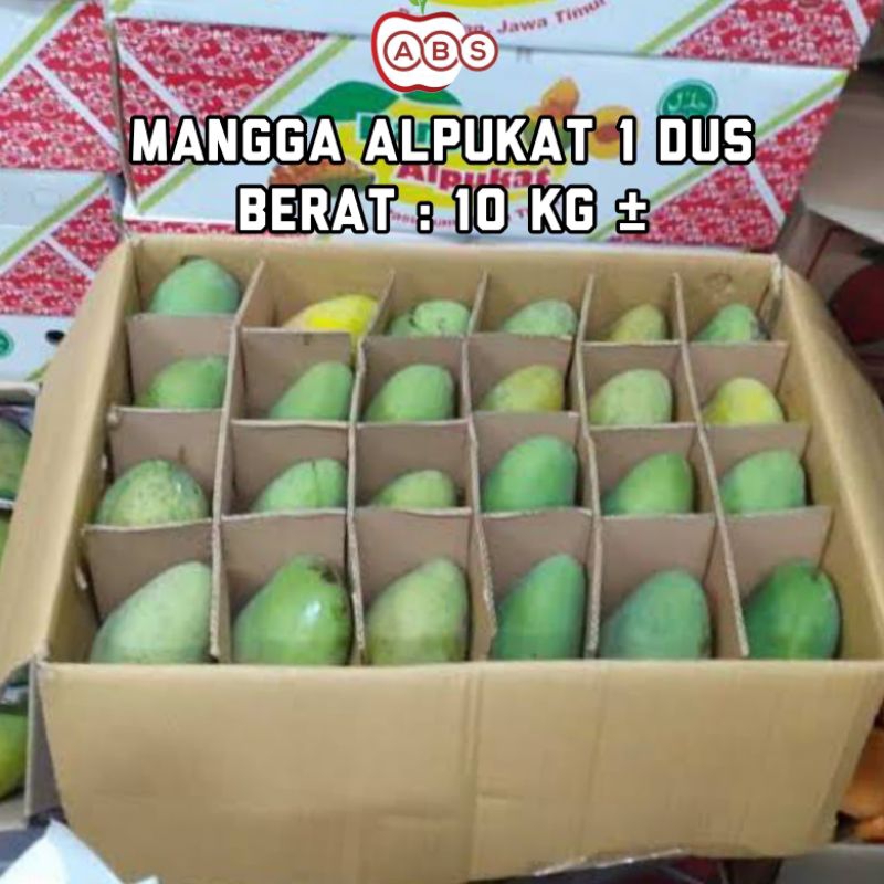 

READY STOK!! BUAH MANGGA ALPUKAT 1 DUS : 10KG MANGGA MASAK POHON MAKNYUSS