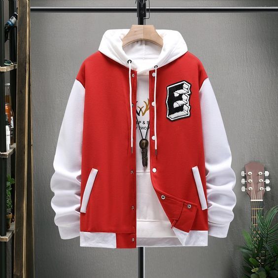Jaket Varsity Baseball Jumbo Logo E Size S-XXXXXXL (6XL) Jaket Bomber Pria Wanita Big Size S M L XL 