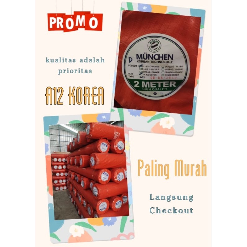 Terpal Korea A12 Roll Terpal Kandang