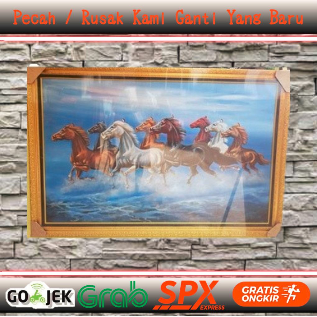 

Lukisan Kanvas Asli Bukan Cetakan / Print Ukuran 85 x 130 Cm