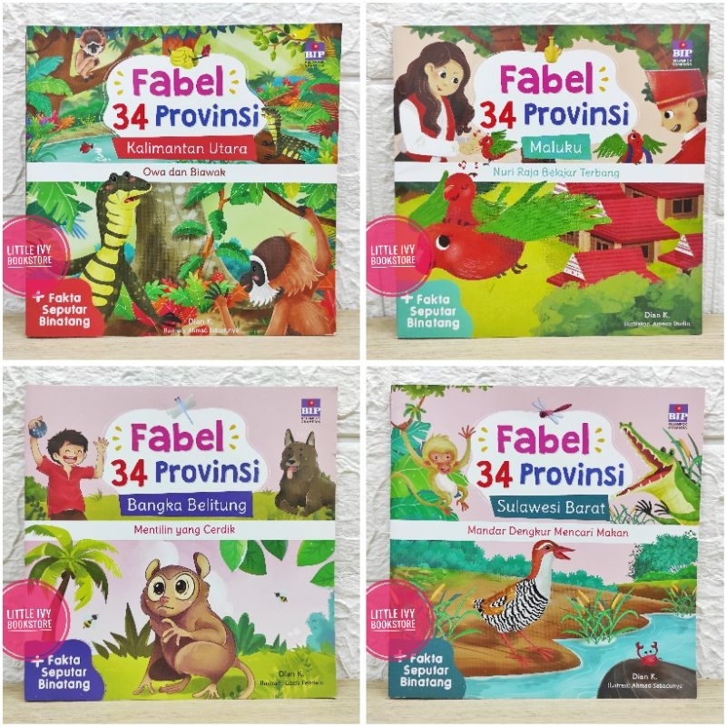 Seri Fabel 34 Provinsi Buku Anak BIP Gramedia