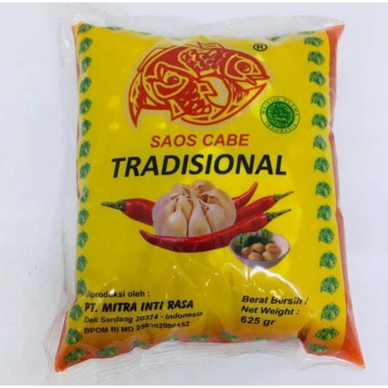 

Saos Cabe Tradisional Cap Ikan 1 Dus Isi 20 Pcs