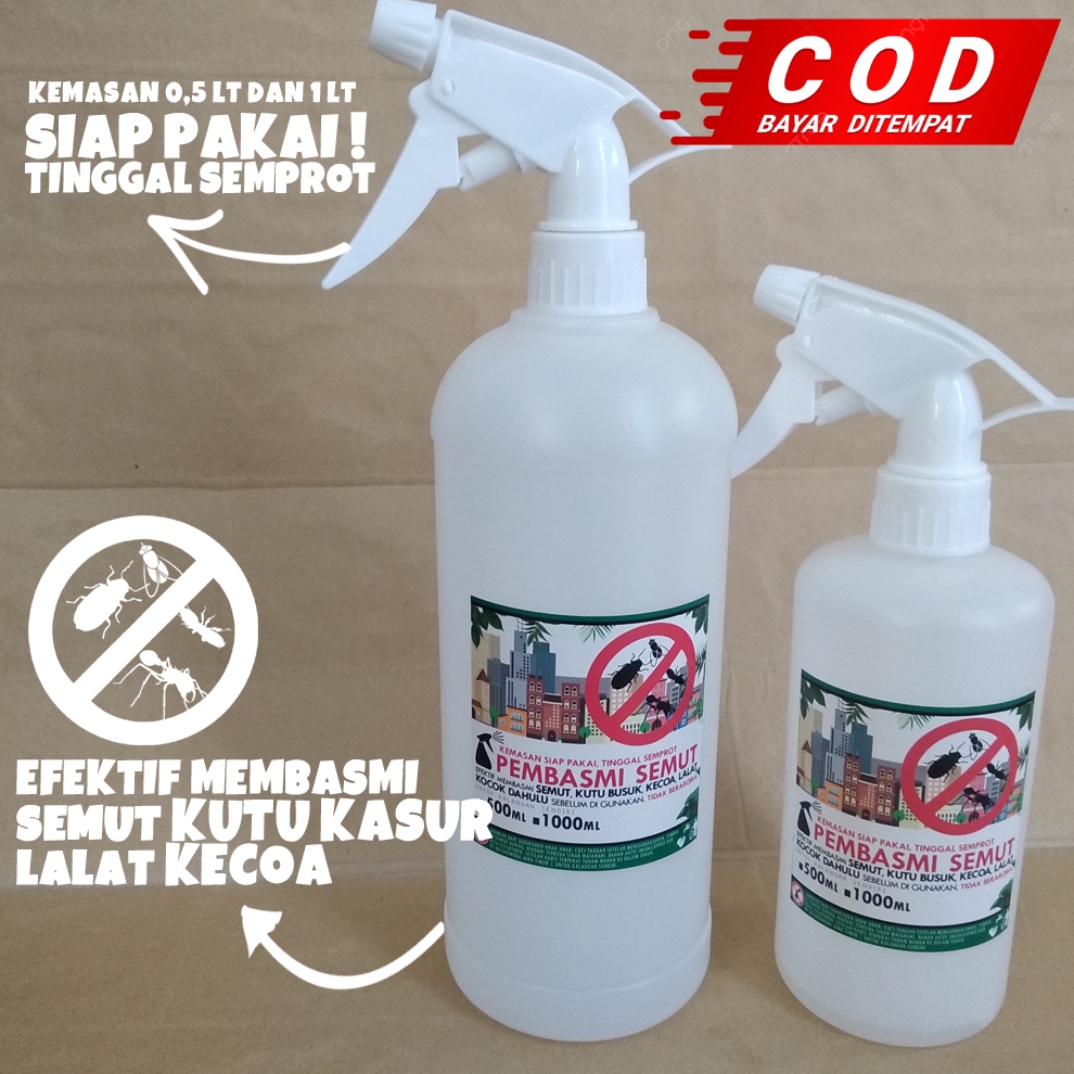 500ml  Siap Pakai/Semprot Pembasmi Kutu Kasur / Tinggi, Semut, Kecoa, Lalat, Kutu Busuk