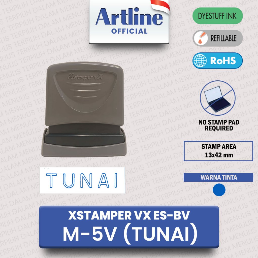

ARTLINE XSTAMPER VX ES-BV M-5V (TUNAI) / STEMPEL TUNAI
