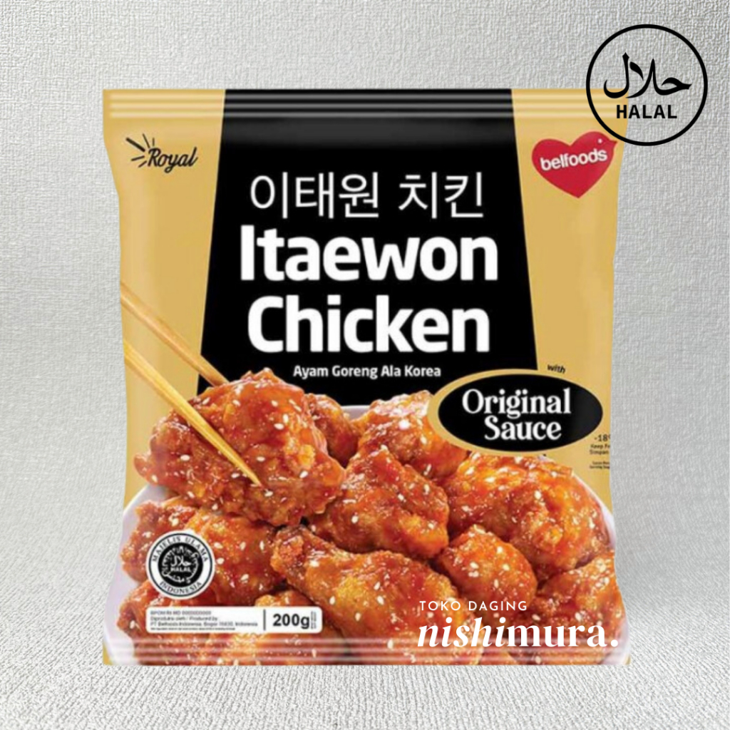 

Itaewon Chicken Belfoods Ayam Goreng Korea Bumbu Saus Tidak Pedas