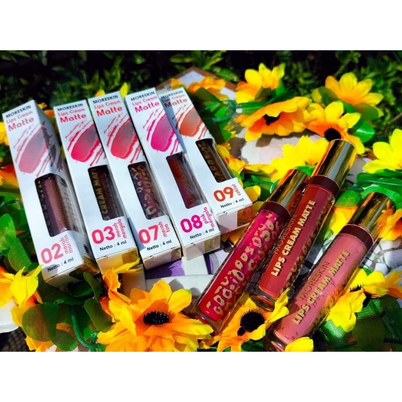 moreskin lipstik matte/lipstik moreskin nasa original