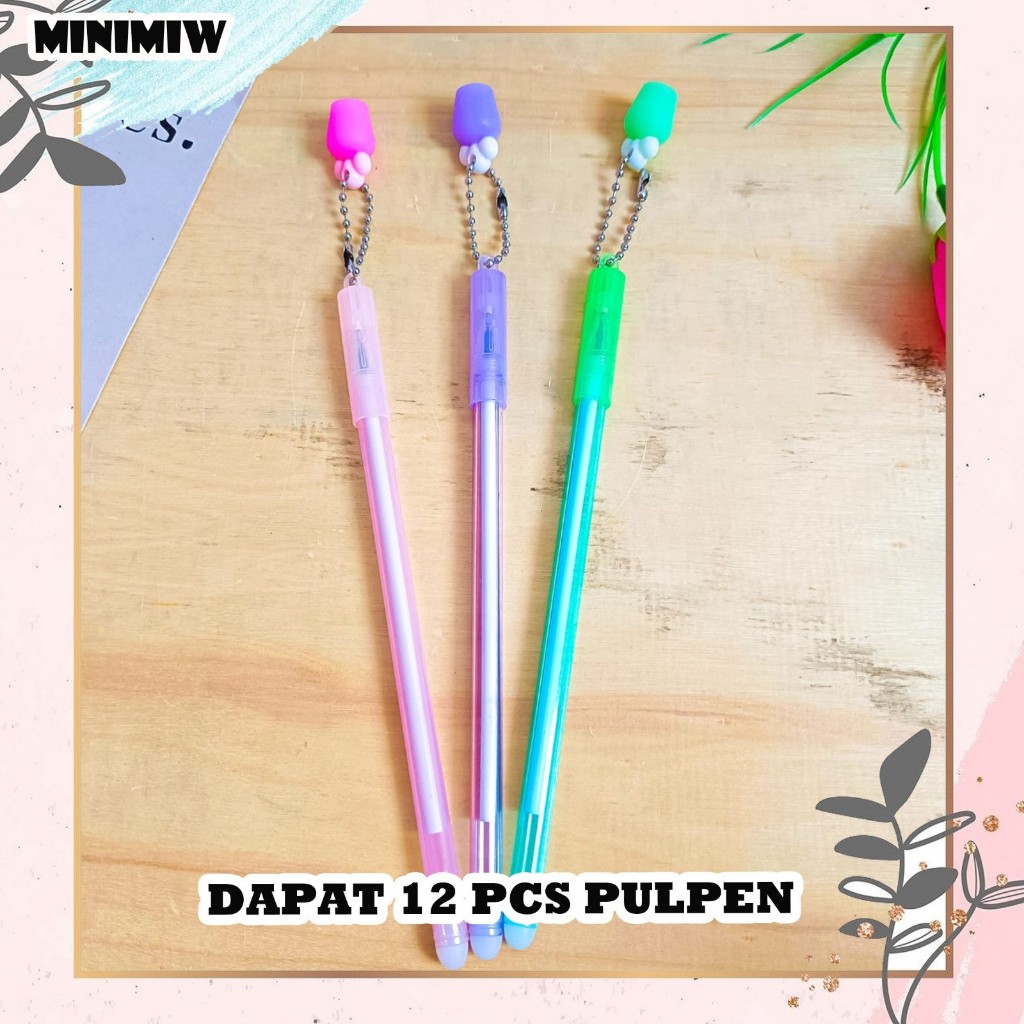 

SELUSIN (12 PCS) PULPEN GANTUNGAN KAKTUS MINI PG-1012 CACTUS PLANT CUTE PASTEL PEN PENA BOLPEN BOLPOIN ANAK LUCU ALAT TULIS KANTOR SEKOLAH MURAH TERMURAH COD