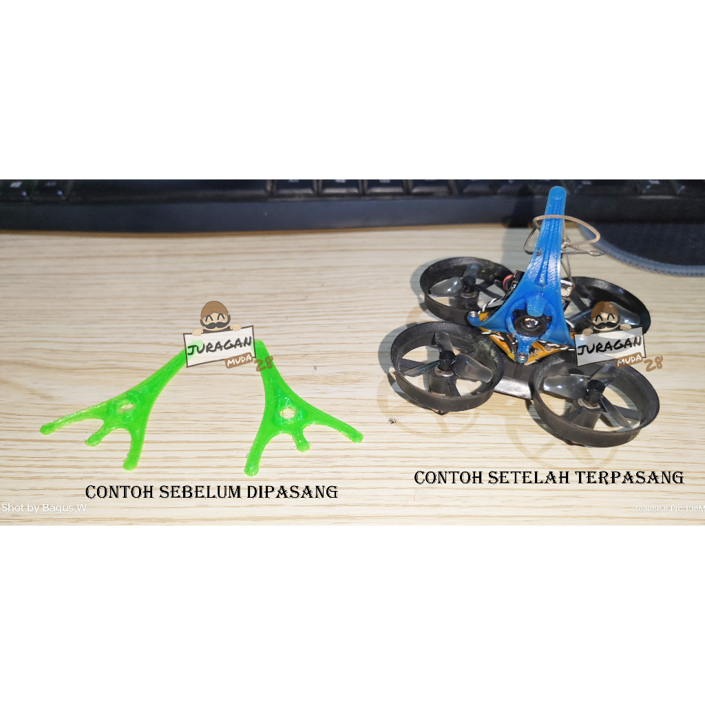 Kanopi Whoop Canopy Drone Micin murah 3D Print