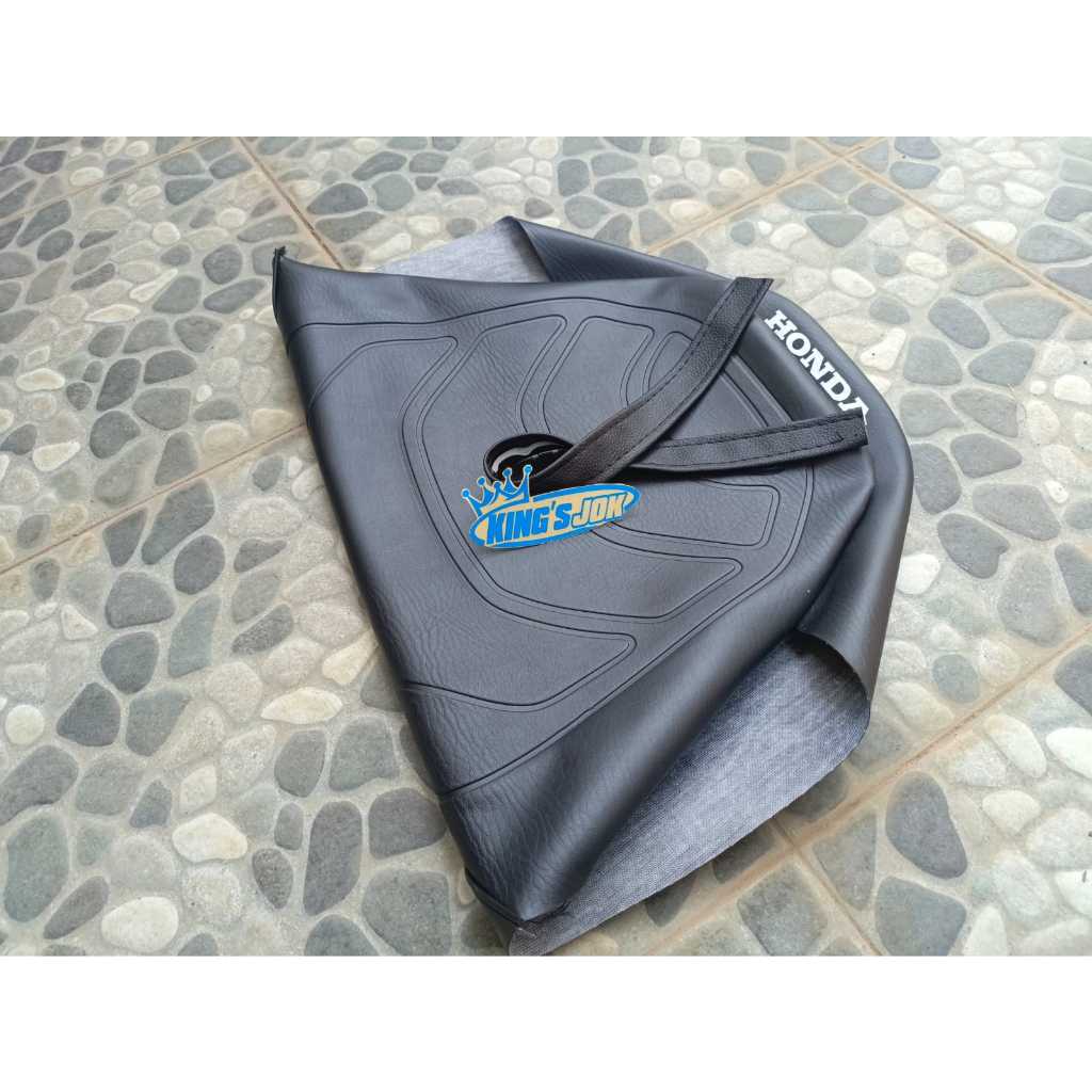 Sarung jok honda win kulit jok honda win 100 plus dengan sabuk
