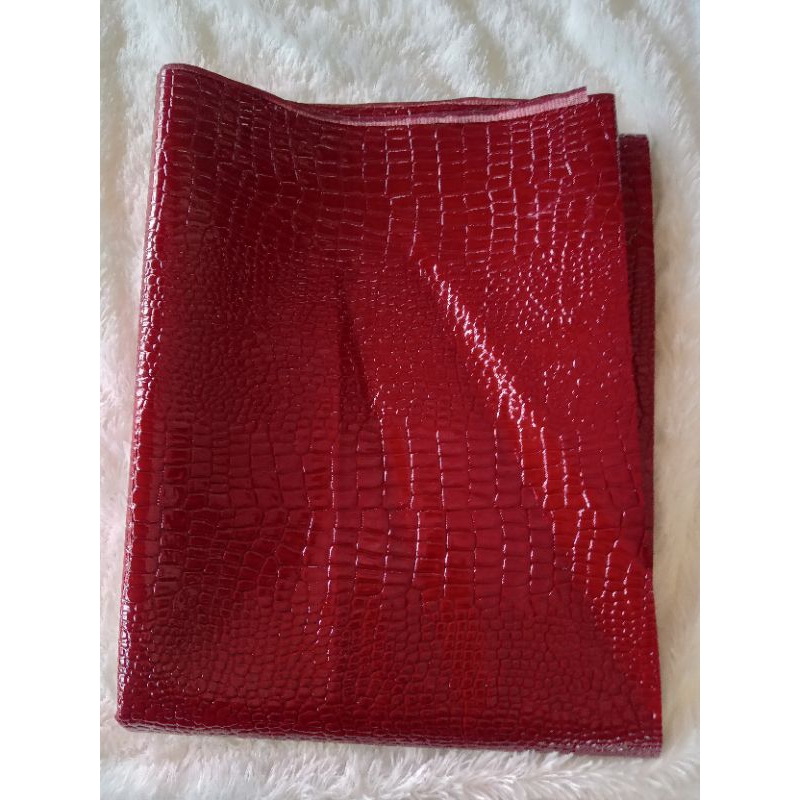 RB1 KULIT SINTETIS MOTIF BUAYA/ KULIT OSKAR BUAYA/100CMX140CM