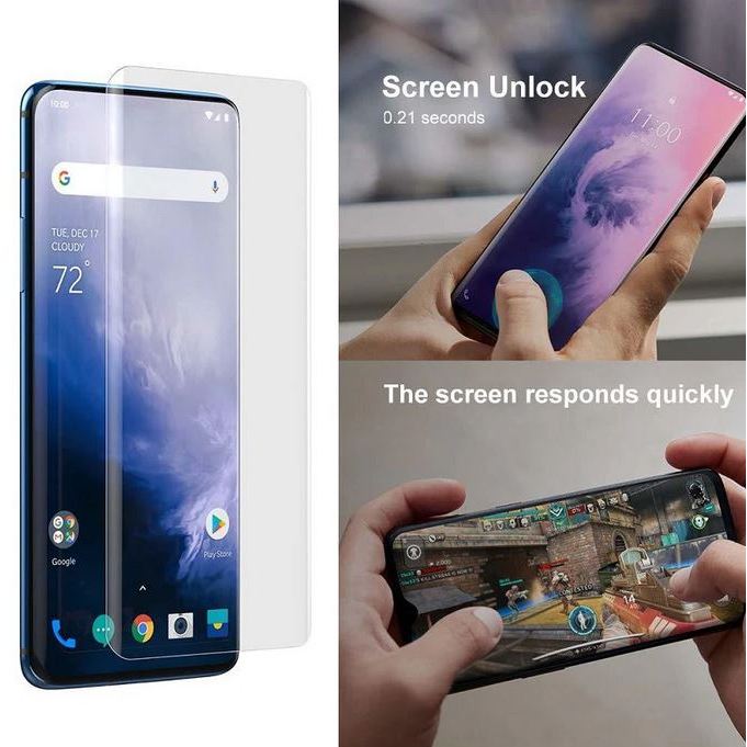 Tempered Glass UV Vivo V27 5G / V27 Pro Curved Edge Film Full Glue