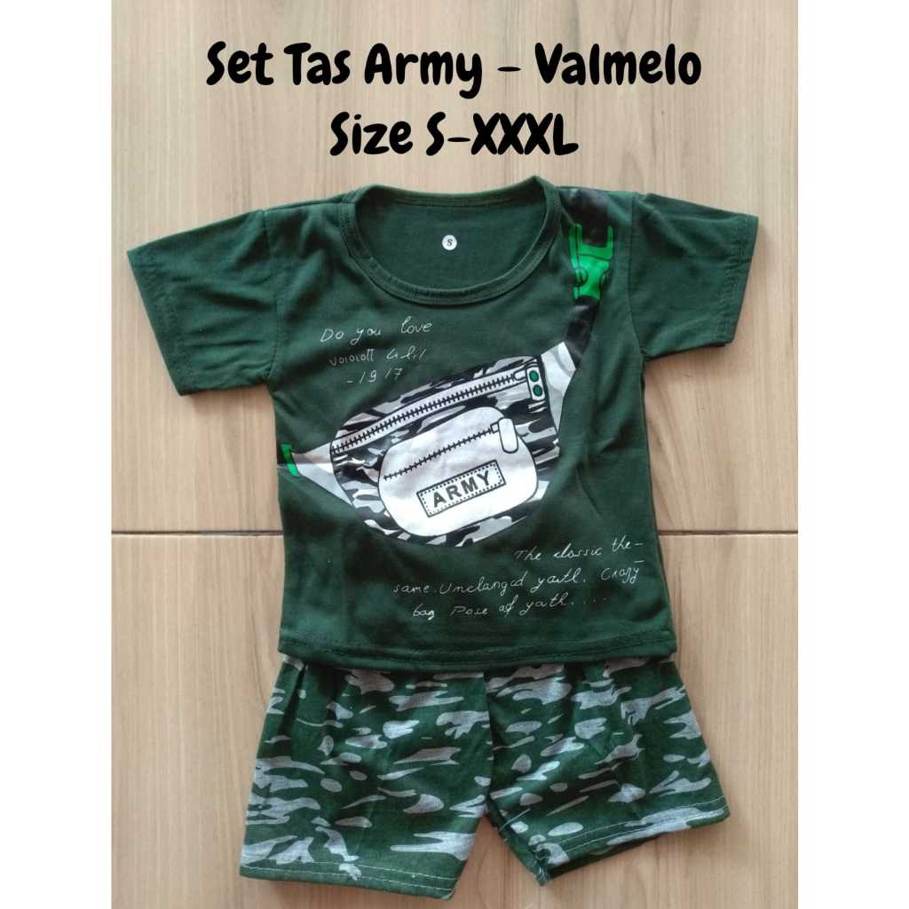 [ZBK] Set Tas Army - Valmelo