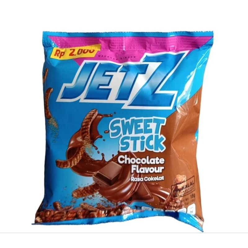 

JETZ SWEET STICK CHOCOLATE FLAVOUR RASA COKLAT [1 RENCENG]