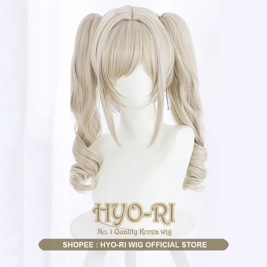 HYO-RI WIG : WIG BARBARA WIG COSPLAY ANIME GAME GENSHIN IMPACT