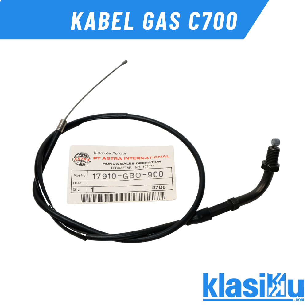 Kabel Gas C700 PNP C70 Honda Original Astra 17910 GBO 900