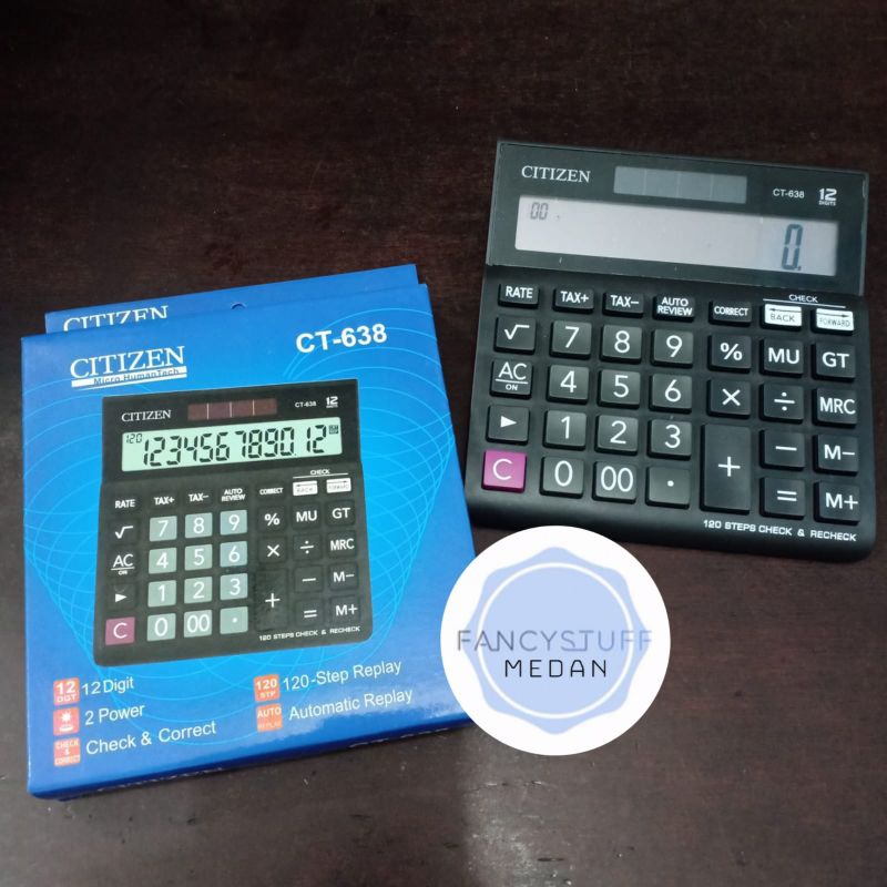 

Fancystuff - kalkulator citizen ori CT 638 sedang